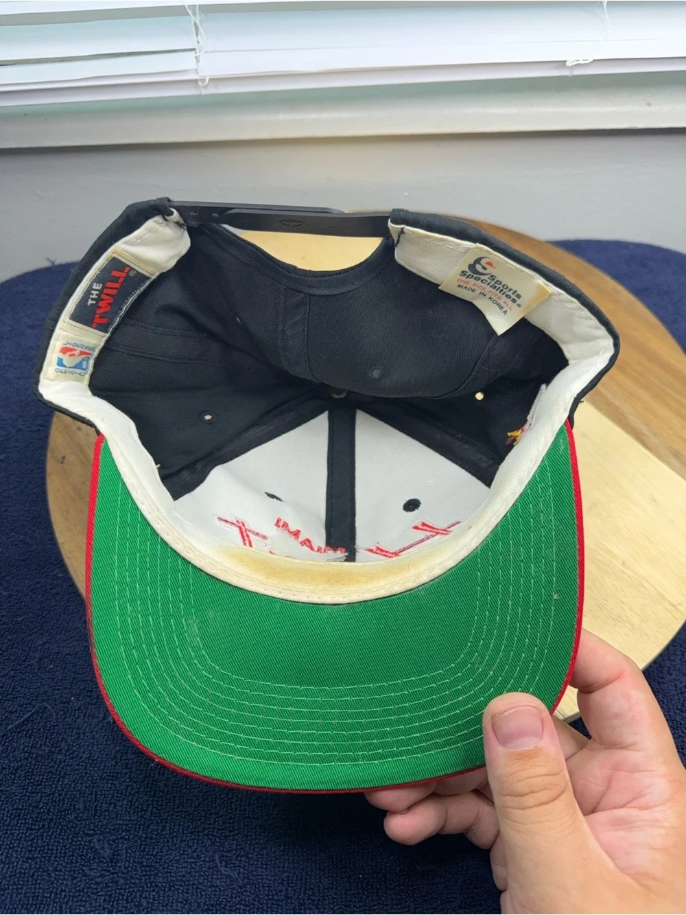 Vintage Sports Specialties Miami Heat Snap Back Hat Script